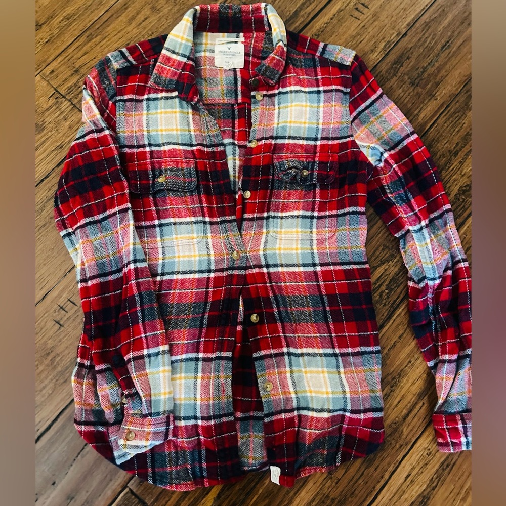 American eagle flannel shirt